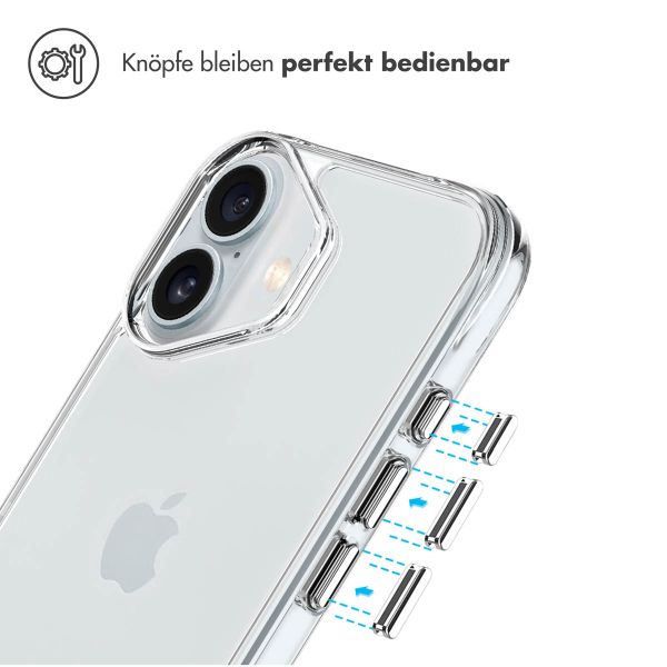 imoshion Rugged Air Case für das Apple iPhone 16 Plus - Transparent