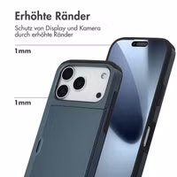 imoshion Backcover mit Kartenfach Apple iPhone 17 Pro - Dunkelblau