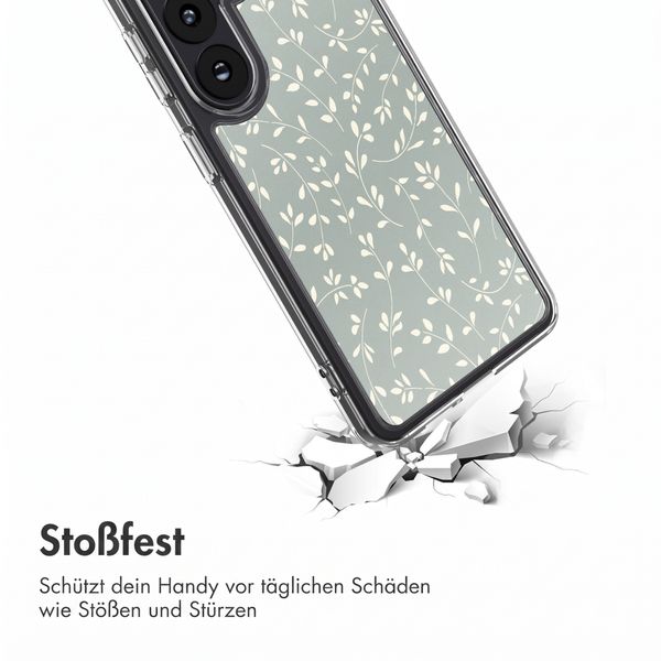 imoshion Design Hülle Samsung Galaxy S26 FE - Smoke Green Flowers