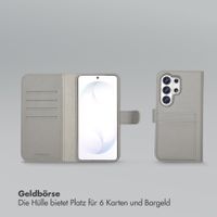 Selencia Olyn Abnehmbare Bookcase mit MagSafe Samsung Galaxy S26 Ultra - Grau
