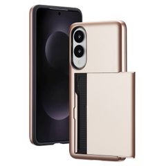 imoshion Backcover mit Kartenfach Samsung Galaxy S25 Edge - Rosé gold