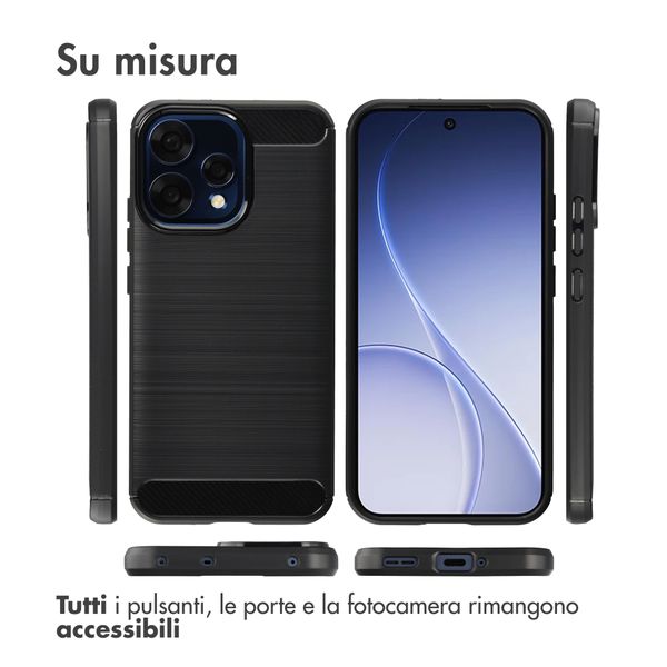 imoshion Brushed Back Cover Oppo Reno15 F (5G) - Schwarz