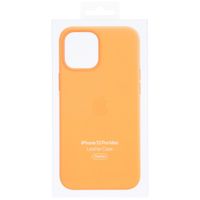Apple Leder-Case MagSafe für Apple iPhone 12 Pro Max - California Poppy
