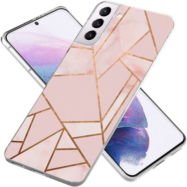 imoshion Design Hülle Samsung Galaxy S21 Plus - Pink Graphic