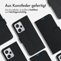 Accezz Wallet TPU Klapphülle Xiaomi Redmi Note 12 Pro Plus - Schwarz