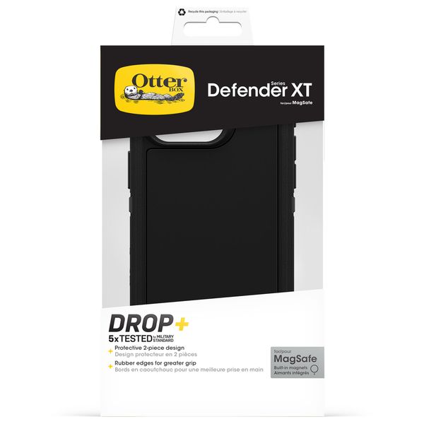 OtterBox Defender Rugged Case mit MagSafe für das iPhone 15 Pro - Schwarz