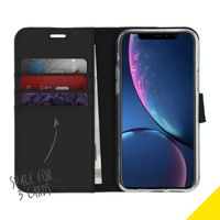 Accezz Wallet TPU Klapphülle Schwarz für das iPhone 11 Pro