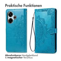 imoshion Mandala Klapphülle Xiaomi Redmi 13 4G - Türkis