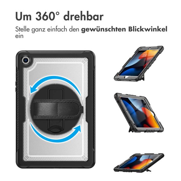 Accezz Robustes Back Cover mit Schultergurt Samsung Galaxy Tab A9 Plus - Transparent
