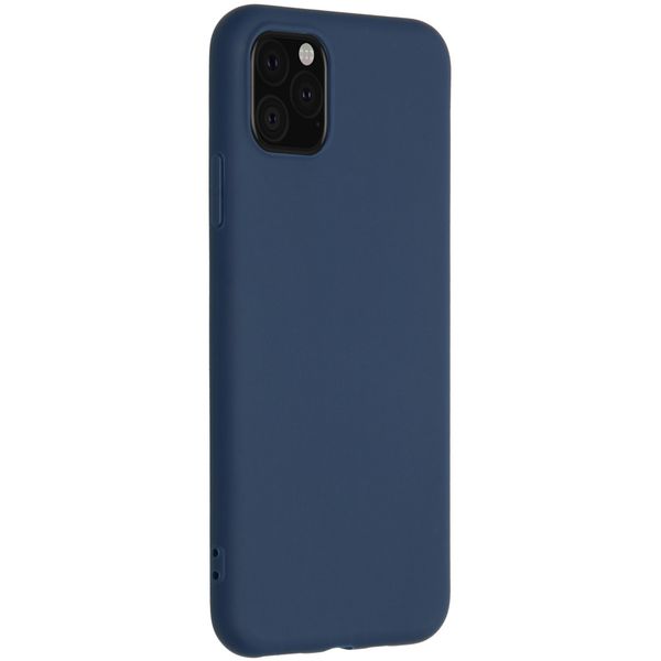 imoshion Color TPU Hülle Dunkelblau für iPhone 11 Pro Max