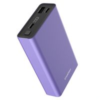 imoshion Ultra Series Aluminium Powerbank 20.000 mAh - Schnellladen bis 33W - Tropical Violet