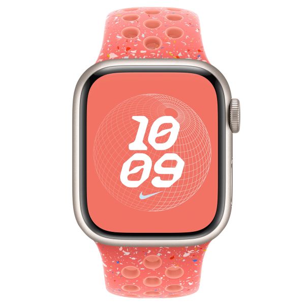 Apple Nike Sport Band für die Apple Watch Series 1 bis 9 / SE (38/40/41 mm) | Series 10 (42 mm) - Größe M/L - Magic Ember