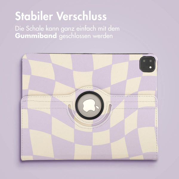 imoshion 360° drehbare Design Klapphülle Apple iPad Pro 13 (2025) M5 / (2024) M4 - Dancing Cubes