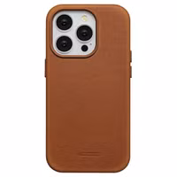 Accezz Vintage Leather Magsafe Backcover Apple iPhone 14 Pro - Tabacco Cognac