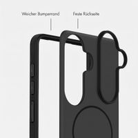 imoshion Color Backcover mit Thin MagSafe Ring Samsung Galaxy S25 / S24 - Schwarz