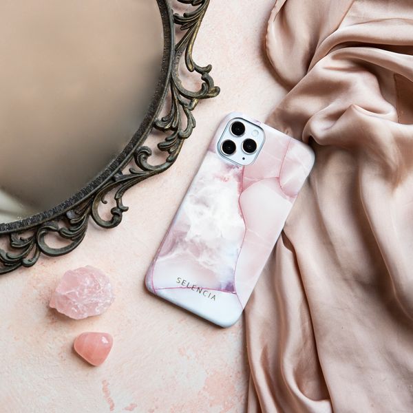 Selencia Maya Fashion Backcover für das Samsung Galaxy A71 - Quartz Rose