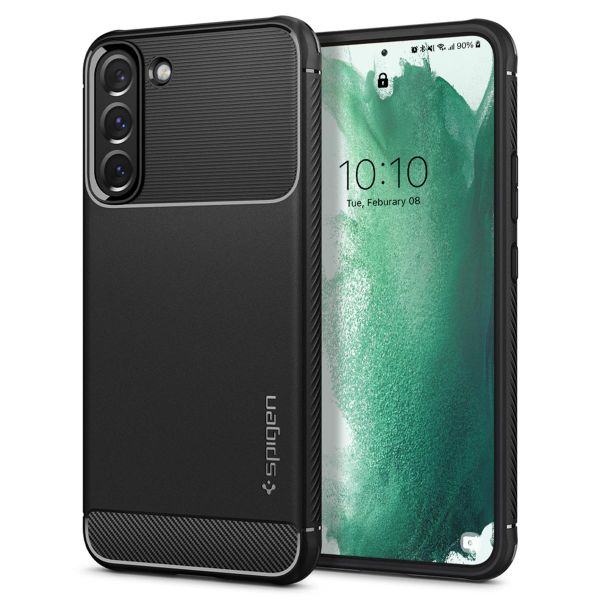 Spigen Rugged Armor™ Case Schwarz für das Samsung Galaxy S22 Plus  