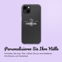 Hülle mit eigenem Foto und/oder Text Apple iPhone 13 - Sierlijk hartje