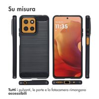 imoshion Brushed Back Cover Motorola Moto G15 / G15 Power - Schwarz