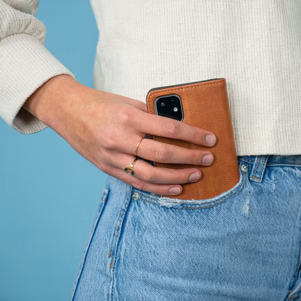 imoshion Luxuriöse Klapphülle Oppo A53 / Oppo A53s - Braun