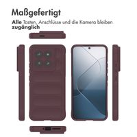 imoshion EasyGrip Back Cover für das Xiaomi 14 Pro - Aubergine