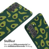 imoshion SilikonHülle design mit Band Samsung Galaxy S21 Plus - Avocado Green