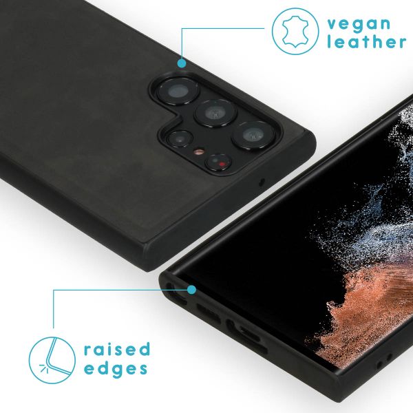 imoshion Entfernbare 2-1 Luxus Klapphülle Samsung Galaxy S23 Ultra - Schwarz