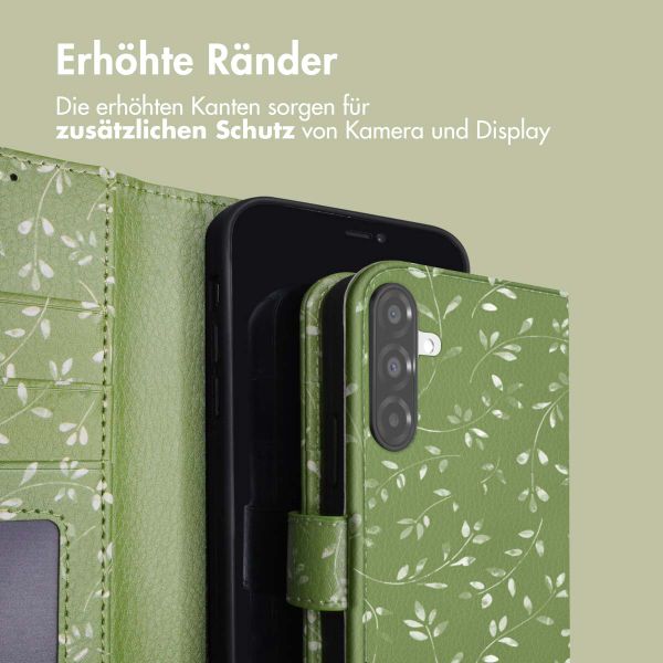 imoshion Design Klapphülle Samsung Galaxy A26 - Green Flowers
