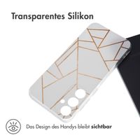 imoshion Design Hülle Samsung Galaxy A55 - White Graphic