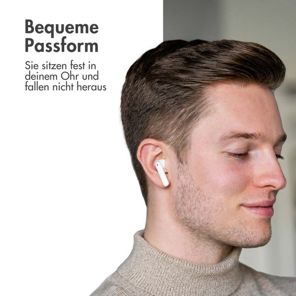 imoshion Aura Earbuds – Kabellose Kopfhörer – Kabellose Bluetooth-Kopfhörer – Weiß