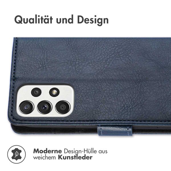 imoshion Luxuriöse Klapphülle Samsung Galaxy A53 - Dunkelblau