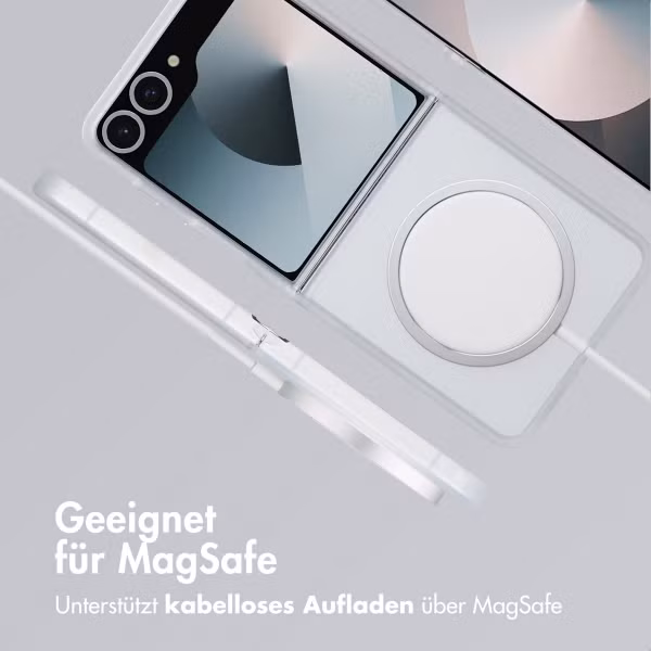 imoshion Color Guard Back Cover mit MagSafe Samsung Galaxy Z Flip 7 - Weiß