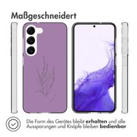 imoshion Design Hülle für das Samsung Galaxy S23 - Floral Purple