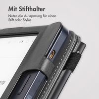 imoshion Klapphülle Sleepcover mit strap und stand Kobo Libra 2 / Tolino Vision 6 - Schwarz