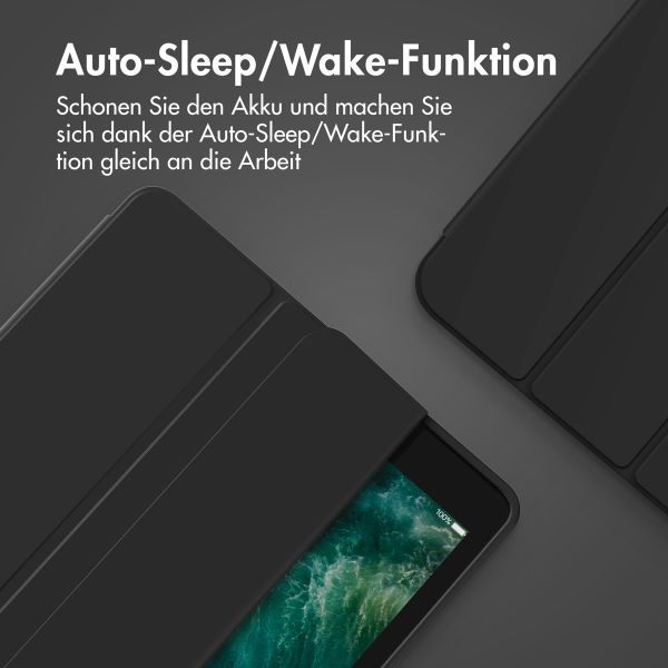 Accezz Smarte Klapphülle aus Silikon Apple iPad Air 13 Zoll (2025) M3 / (2024) M2 - Schwarz