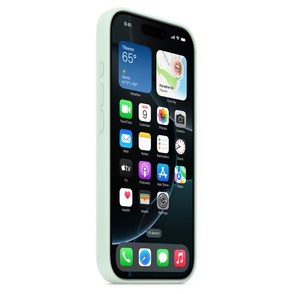Apple Silikon-Case MagSafe Apple iPhone 16 Pro - Aquamarine