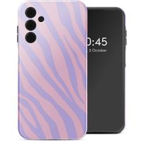 Selencia Vivid Backcover Samsung Galaxy A15 (5G/4G) - Zebra Light Pink Lilac