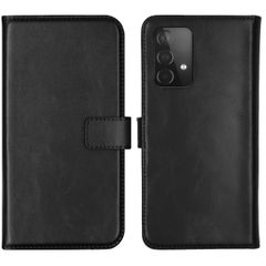 Selencia Echtleder Klapphülle Samsung Galaxy A52(s) (5G/4G) - Schwarz