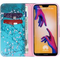 Design TPU Klapphülle für das Huawei P20 Lite