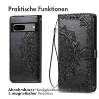 imoshion Mandala Klapphülle Google Pixel 7a - Schwarz