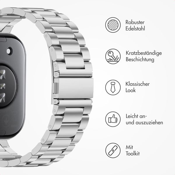 imoshion Edelstahlarmband für Huawei Watch Fit 3 - Silber