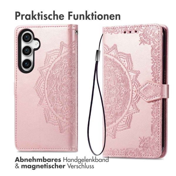 imoshion Mandala Klapphülle für das Samsung Galaxy S23 FE - Rose Gold