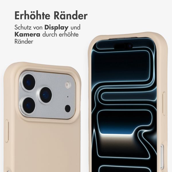 imoshion Color Backcover mit abnehmbarem Handykette und MagSafe Apple iPhone 17 Pro Max - Nude