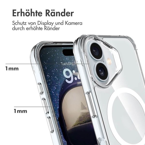 imoshion Rugged Air MagSafe Case Apple iPhone 16 Plus - Transparent