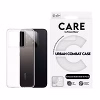 CARE by PanzerGlass Urban Combat Case MagSafe für das Xiaomi Redmi Note 14 Pro 4G / 5G / 14 Plus 5G  - Transparent