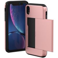 imoshion Backcover mit Kartenfach für das Apple iPhone Xr - Rose Gold