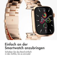 imoshion Edelstahlarmband für das Apple Watch Series 1 bis 11 / SE / Ultra (44/45/46/49 mm) - Rose Gold