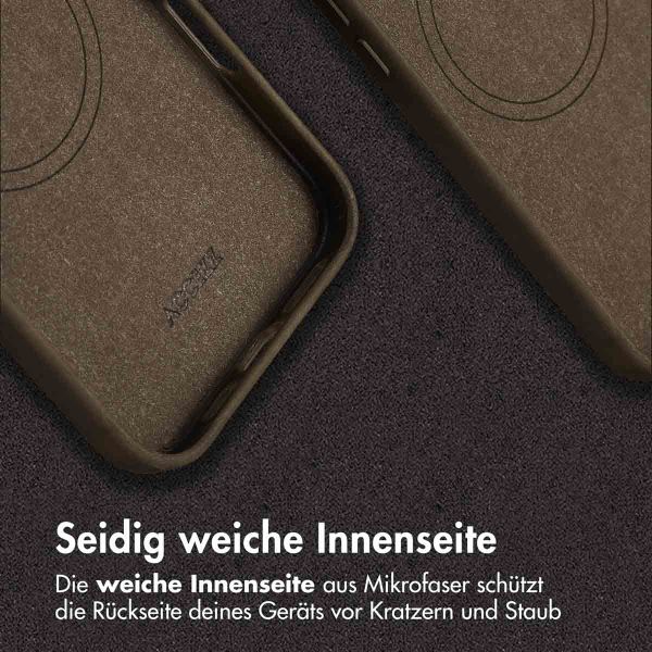 Accezz Vintage Leather Magsafe Backcover Apple iPhone 16 Pro Max - Rustic Brown