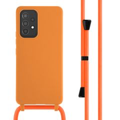 imoshion SilikonHülle mit Band Samsung Galaxy A53 - Orange