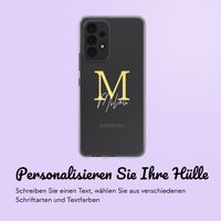 Hülle mit eigenem Foto und/oder Text Samsung Galaxy A53 - Letter
